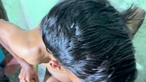 Indian boy masterbation in room when he was alone