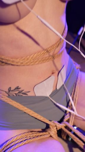 Lou's First Electro-play and Vibrator Experience - 4K