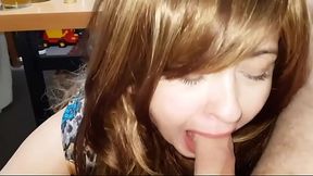 Huge Natural Melons, Juicy Fuckhole! Big-titted MILF'_s ONE-Hour Endurance Suck-job. Tireless submissive Slutwife drains my Balls