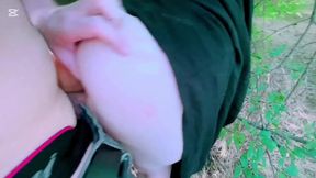 Veiled Arab Prostitute Has Sex in the Forest for Money