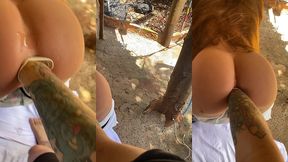 comendo o cu sujo da inteada ( sex toy )