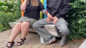 Risk of being seen in a public park