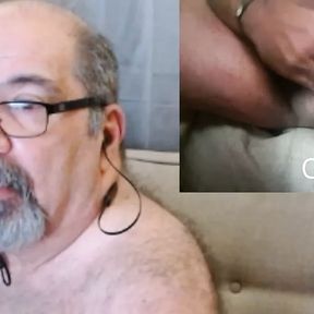 Creamy Orgasm with Cum and moan while Streaming