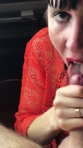 I was running so late for work, but he kept wanting me to suck his hard cock until he came!   Clip 1