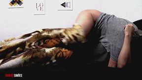 I WAS RELAXING BUT HE CAME TO GIVE ME HIS DICK