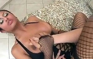 Big boobs tranny gets her ass fucked