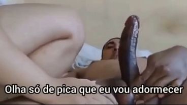 Marido ensinando a esposa fazer anal, vira hotwife de verdade