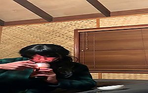Hot sissy cd toying and stroking
