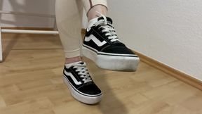 FULLHD Extreme, hard and cruel dirty vans sneaker licking and worship
