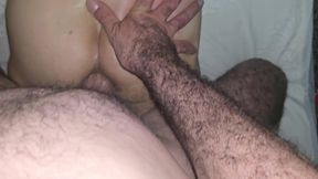 cute twink get fucked behind the trees after the party