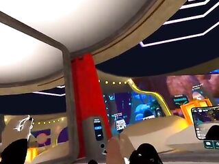 Homo femboy stroking in vrchat