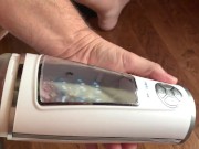 George Having Some Fun With His New Toy - Tasting His Own Cum
