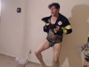 Ring the Alarms! Firefighter Maolo Strips Raw!
