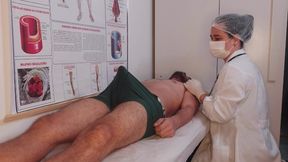 Nurse Has Her First Patient With An Erection!