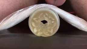 Dude Blows Load after Load, Fucking Fleshlight with Nasty Talk and Explosive Cums