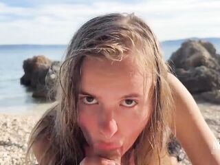 Blond Teen Gets Banged On Public Beach During the time that Strangers Could watch Us (we don't care)