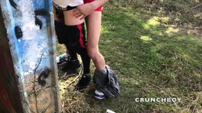Sex humiliation with young straight dude used outdoor by Koldo Goran