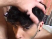 Le Folla la boca salvajemente a su empleado porno en español - Seba Terry