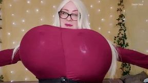 BBW Employee Inflates Tits for Promotion *HD