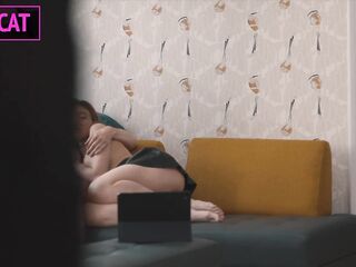 S5E4: Will Step Son Let Step Mama Use Fanta Sie for Forbidden Pleasure in three-some Shared Couch Tease?