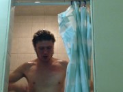 a public shower in my college dorm
