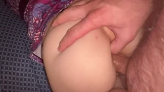 Close up sex of a smoke, a screw, and another load blown in a hooker.