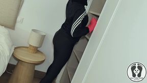 Perfect Ass Latina Caught Inside the House