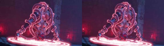 Deamon Girl Gets Caught Among Horny Tentacles