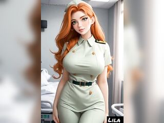Lila Ginger nurse at hospital (Ai model)