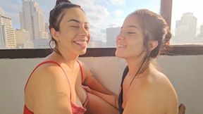 INTENSE AND PLEASANT KISSES - BY ANA AYUMI AND PAOLA - FULL VIDEO