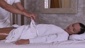 Relaxxxed: Wet babe Victoria Sweet oiled sucks dick and fucks