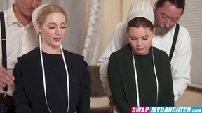 Two adult dudes rims me and Emma Starletto before having sex with us