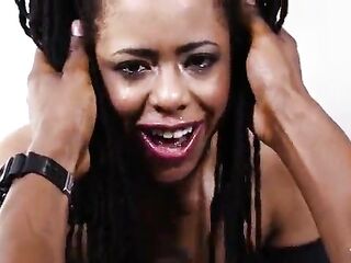 Kira Noir facefuck blow job