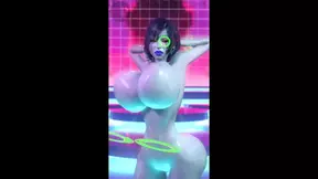 Android game girl sucks deep and bounces massive tits