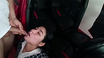 PARTE FINAL colombiana se deja FOLLAR despu&eacute_s de la escuela en el parqueadero de un motel... CORRIDA EN LA CARA alexachris20