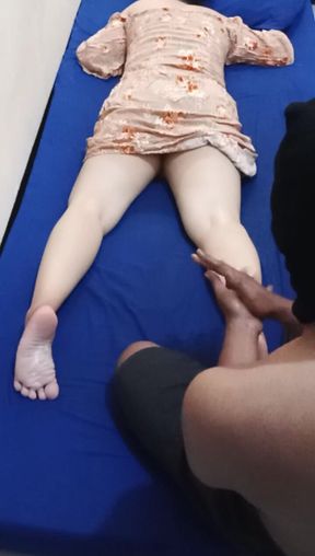 Fucking a Neighbor's Girl While Having a Massage