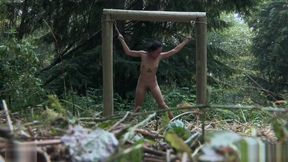 Asian teen bound and gagged made to orgasm!