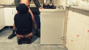 Moroccan Girl Has Sex with Her Boyfriend in the Kitchen