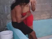 My Neighbor is Delicious, She is a Brunette Who Loves Cock