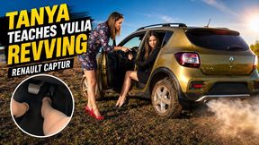 Tanya Julia Hard Revving in High Heels and Nylon Feet 16 Min