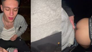 Steph killer takes on 18 year old boy bareback in public, with Nastyboy & his big dong
