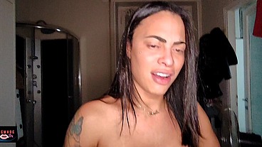 Trans and husband fuck me hard. Maya and Luca POV adventure with trans Keylla.