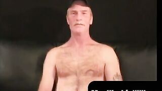 MenWorkinXXX.com - Mature stud with sexy mustache masturbates until he achieves orgas