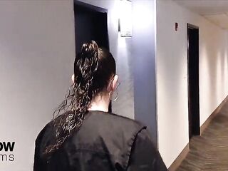 My maid let me cum in her throat after that babe seen my knob was large