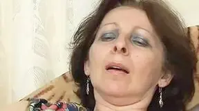 Attila Schuster - German Cougar In Stockings Rides Dick On Sofa