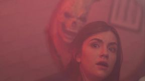 Teen girl Vikki Ray playing with magic and was fucked hard in anal by a Demon FLX001P01