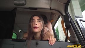 Alisa Horakova's Wild Blonde Passion in a Hot Taxi Affair