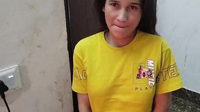 New school dress dilwa kar step sister ko nanga kar ke pel diya