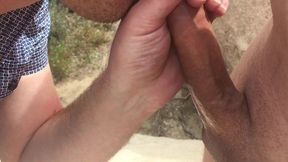 American Roadtrip - Naked Fun in the Desert - Suck, Jerk and Cum