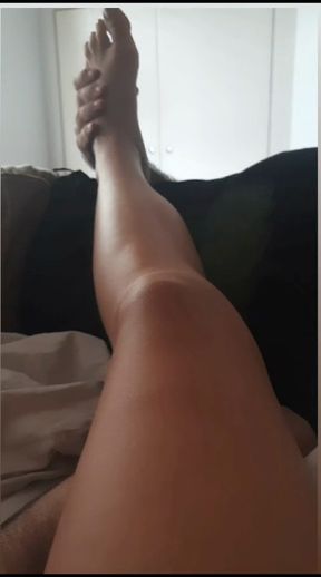 Drool over my glorious legs and feet